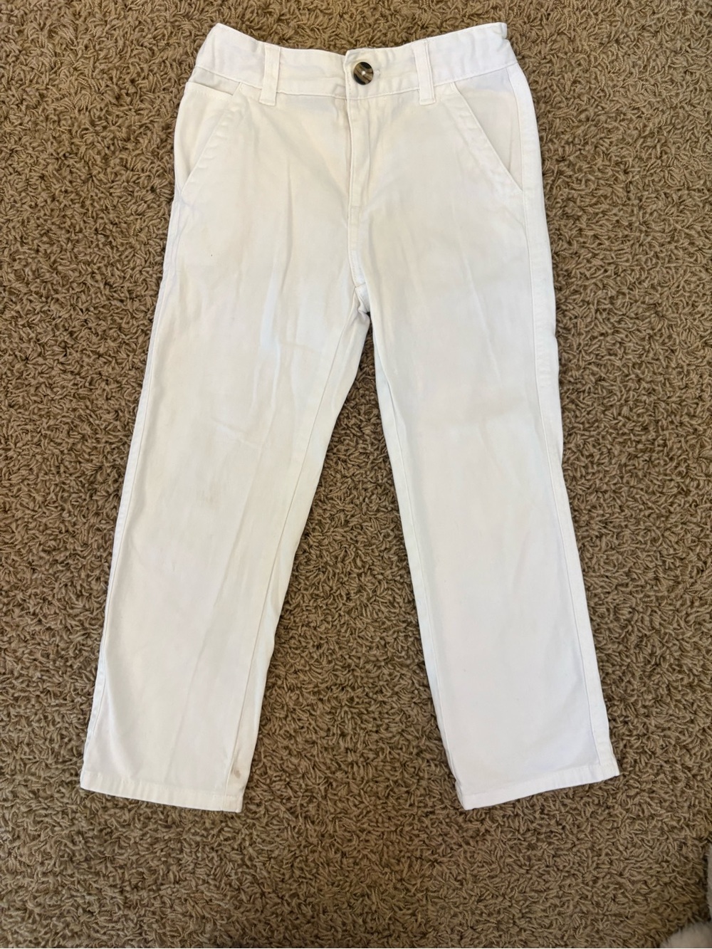 Tommy Hilfiger Boy’s White Chino Pants Size 6